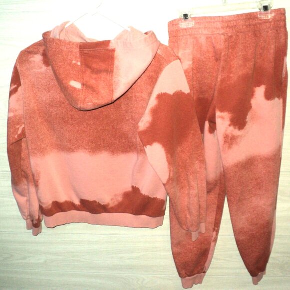 Nike Track Sweatsuit Track Set Boys Hoodie Size XL, Pants Size L Camo Peach Rust - Picture 4 of 8